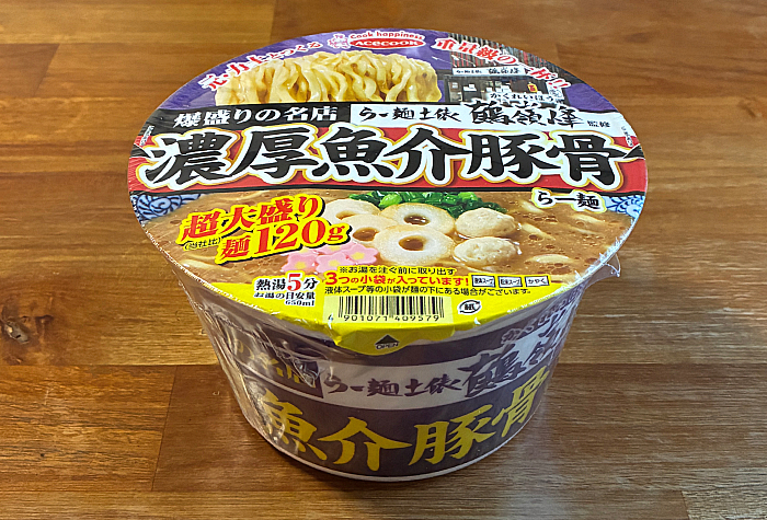 爆盛りの名店 らー麺土俵鶴嶺峰監修 濃厚魚介豚骨らー麺