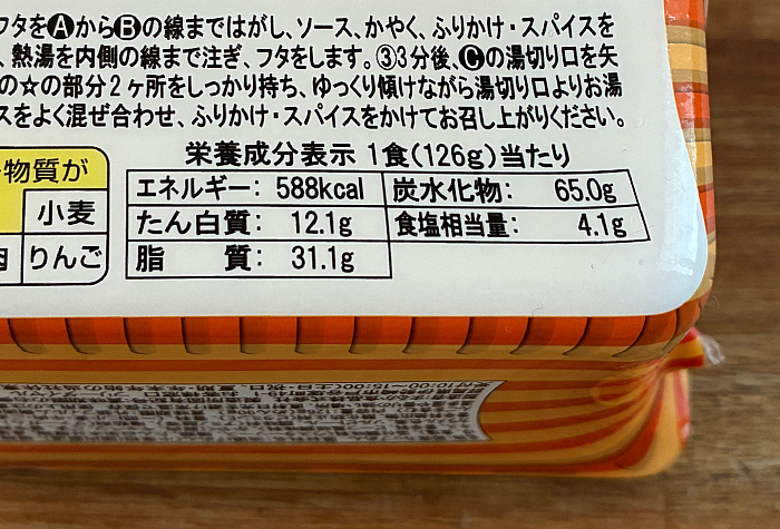ペヤングソースやきそば マシマシお肉