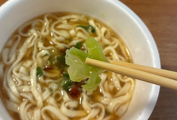 日清のどん兵衛 博多もつ鍋〆風うどん