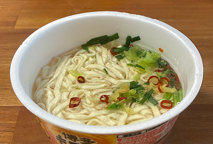 日清のどん兵衛 博多もつ鍋〆風うどん