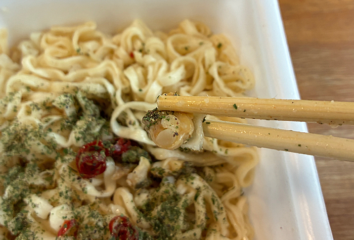 ペヤング ボンゴレ焼うどん