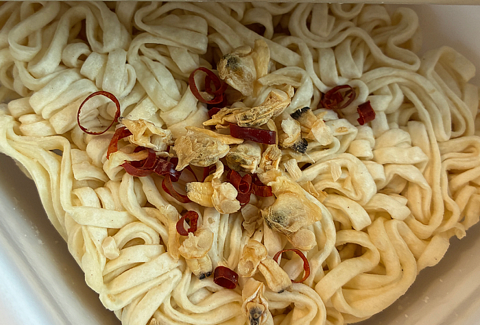 ペヤング ボンゴレ焼うどん