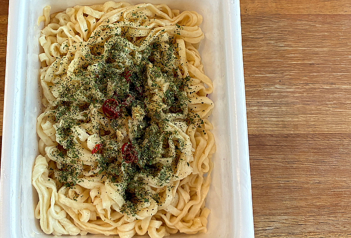 ペヤング ボンゴレ焼うどん