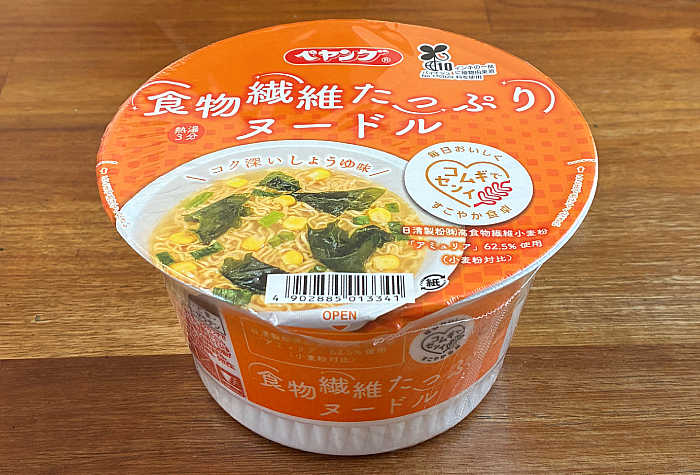 ペヤング 食物繊維たっぷりヌードル