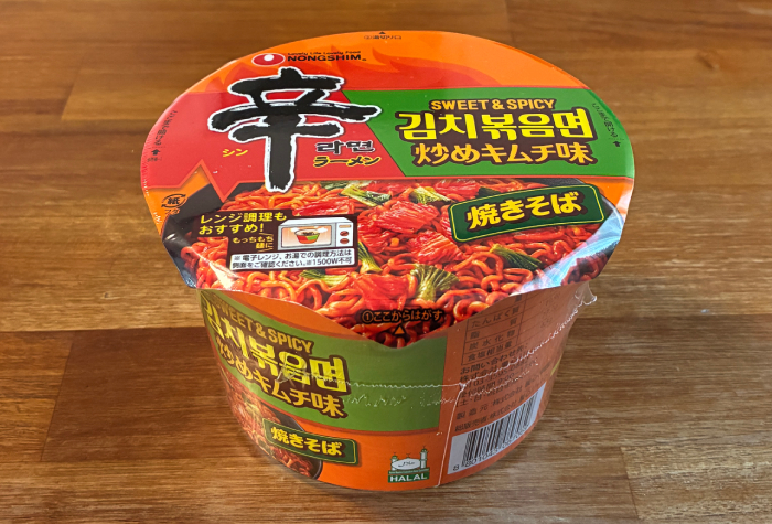 辛ラーメン焼きそば 炒めキムチ カップ