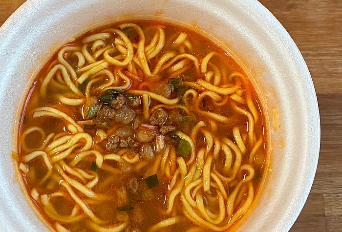 スーパーカップ 1.5倍×ROF‐MAO 海老だし辛味噌ラーメン