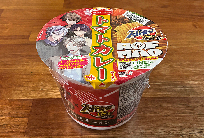 スーパーカップ1.5倍×ROF‐MAO トマトカレー味ラーメン