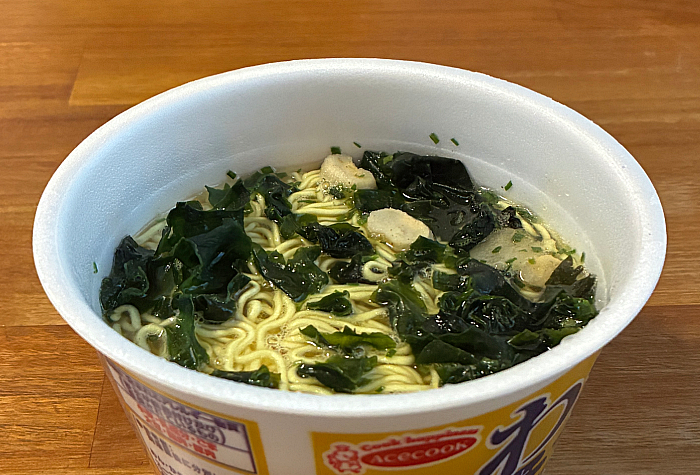 わかめラーメン 香るお出汁 利尻昆布仕立てゆず胡椒塩味