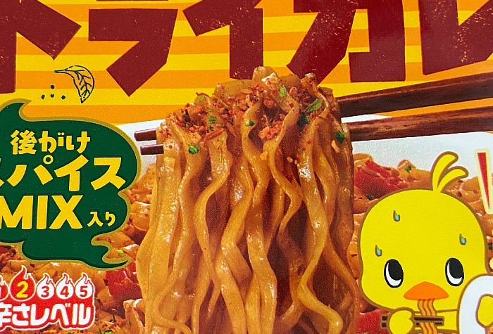 チキンラーメン汁なしどんぶり スパイス香るドライカレー味