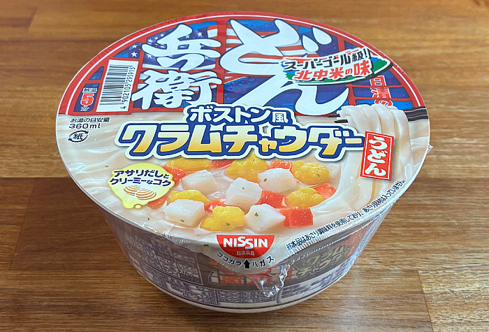 日清のどん兵衛 ボストン風クラムチャウダーうどん