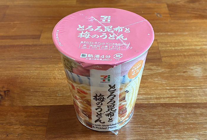 セブンプレミアム とろろ昆布と梅のうどん