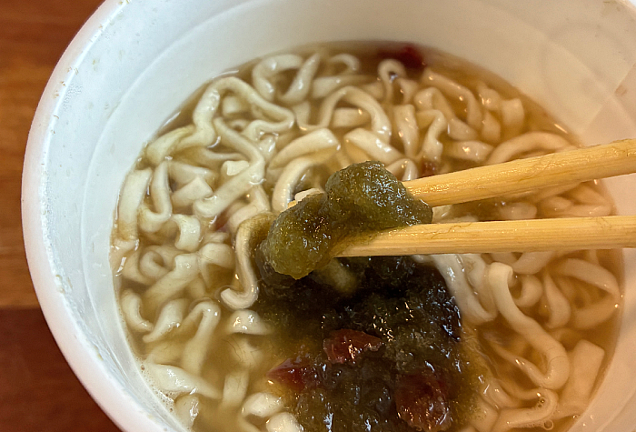 セブンプレミアム とろろ昆布と梅のうどん