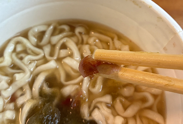 セブンプレミアム とろろ昆布と梅のうどん