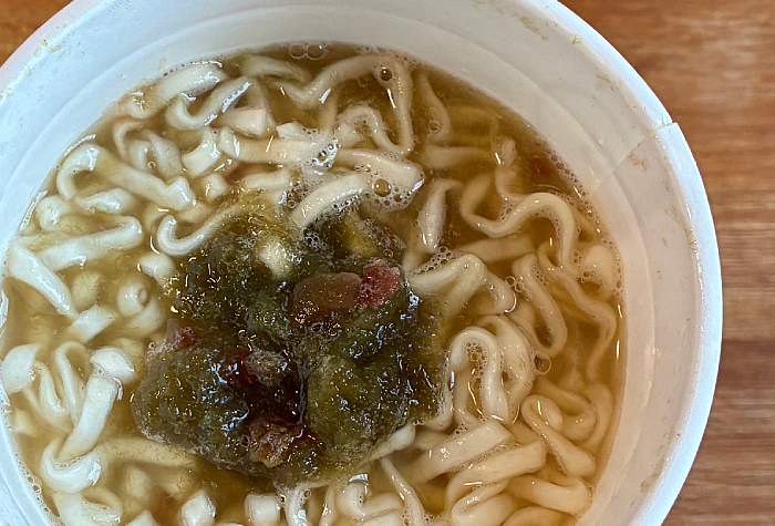 セブンプレミアム とろろ昆布と梅のうどん