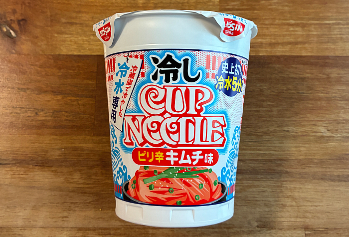 冷しカップヌードル ピリ辛キムチ味