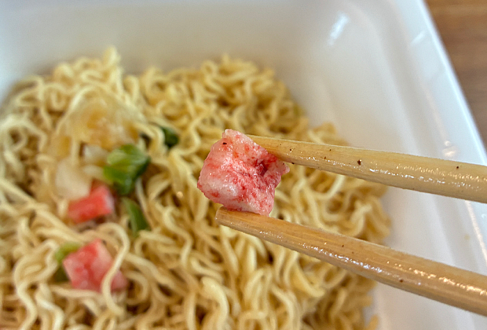 ローソン 麺大盛り シーフード味焼そば