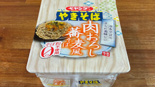 ペヤング 肉おろし蕎麦風