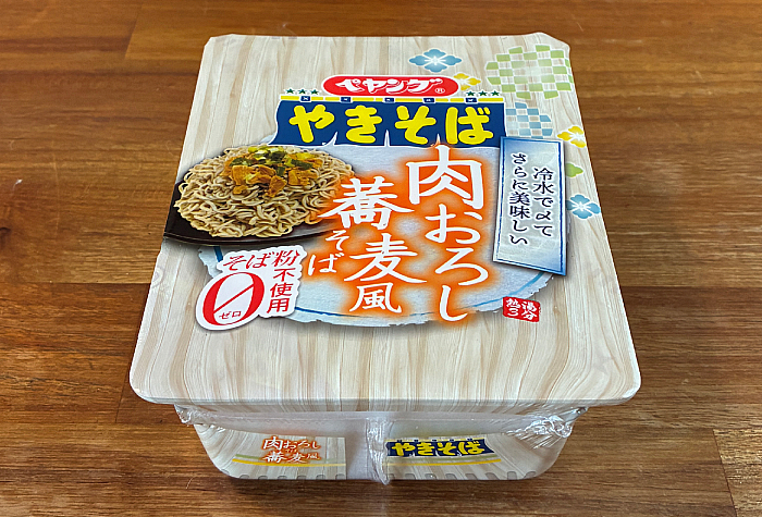 ペヤング 肉おろし蕎麦風