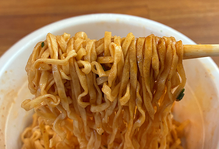 チキンラーメン汁なしどんぶり 台湾まぜそば味