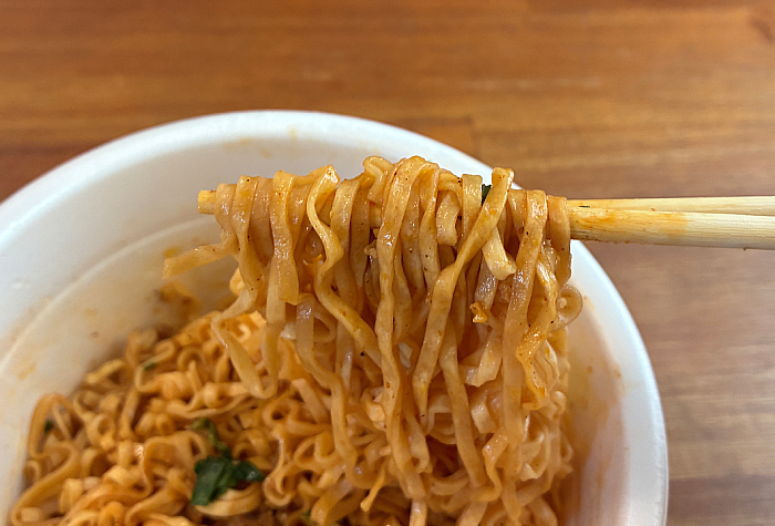 チキンラーメン汁なしどんぶり 台湾まぜそば味
