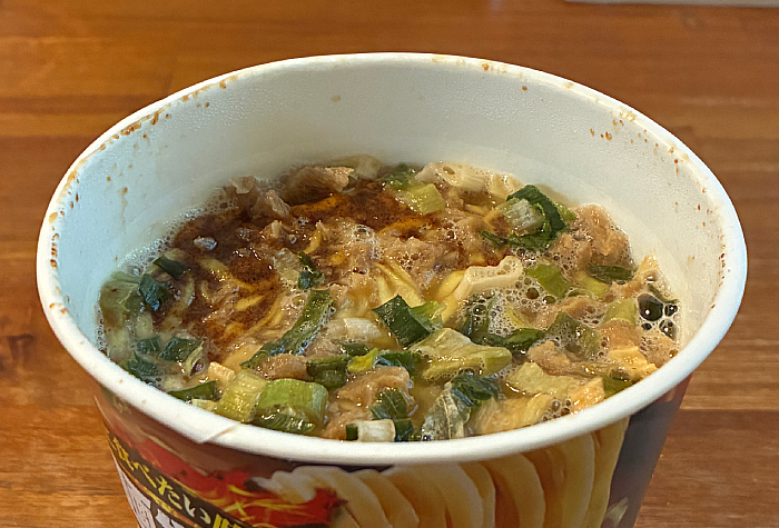 麺欲ハンター 濃辛魚介豚骨ラーメン 大盛り