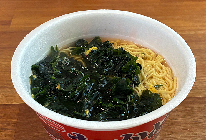 わかめラーメン 旨辛ユッケジャン味