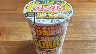 カップヌードル カレー 感謝の謎肉増量