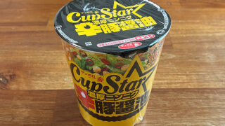 カップスター 辛豚醤油