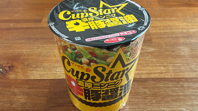 カップスター 辛豚醤油
