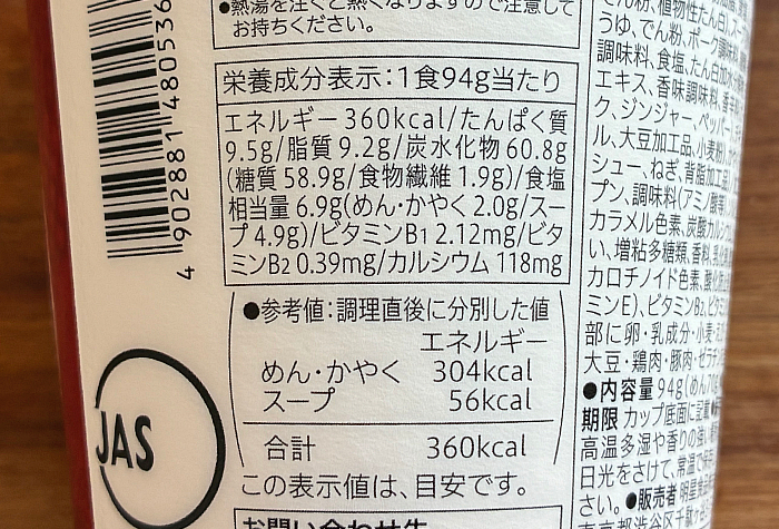 セブンプレミアム 京都背脂醤油ラーメン