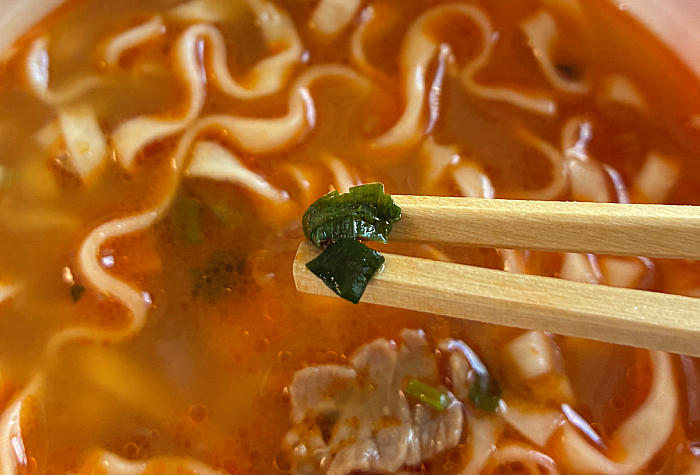 辛い豚汁うどん