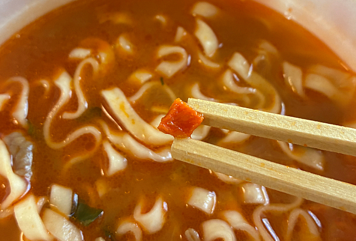 辛い豚汁うどん